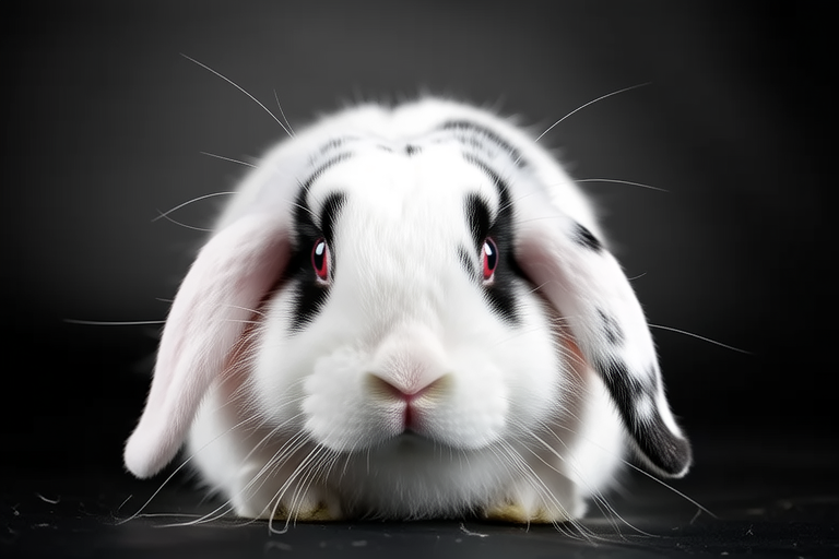 Meet the Unique Hotot Rabbit: Black Rings Around Those Adorable Eyes!